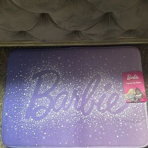 Barbie sparkle floor mat